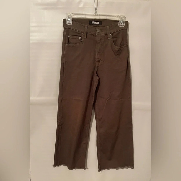 Reformation Wide Cowboy Brown Jeans - Picture 1 of 8